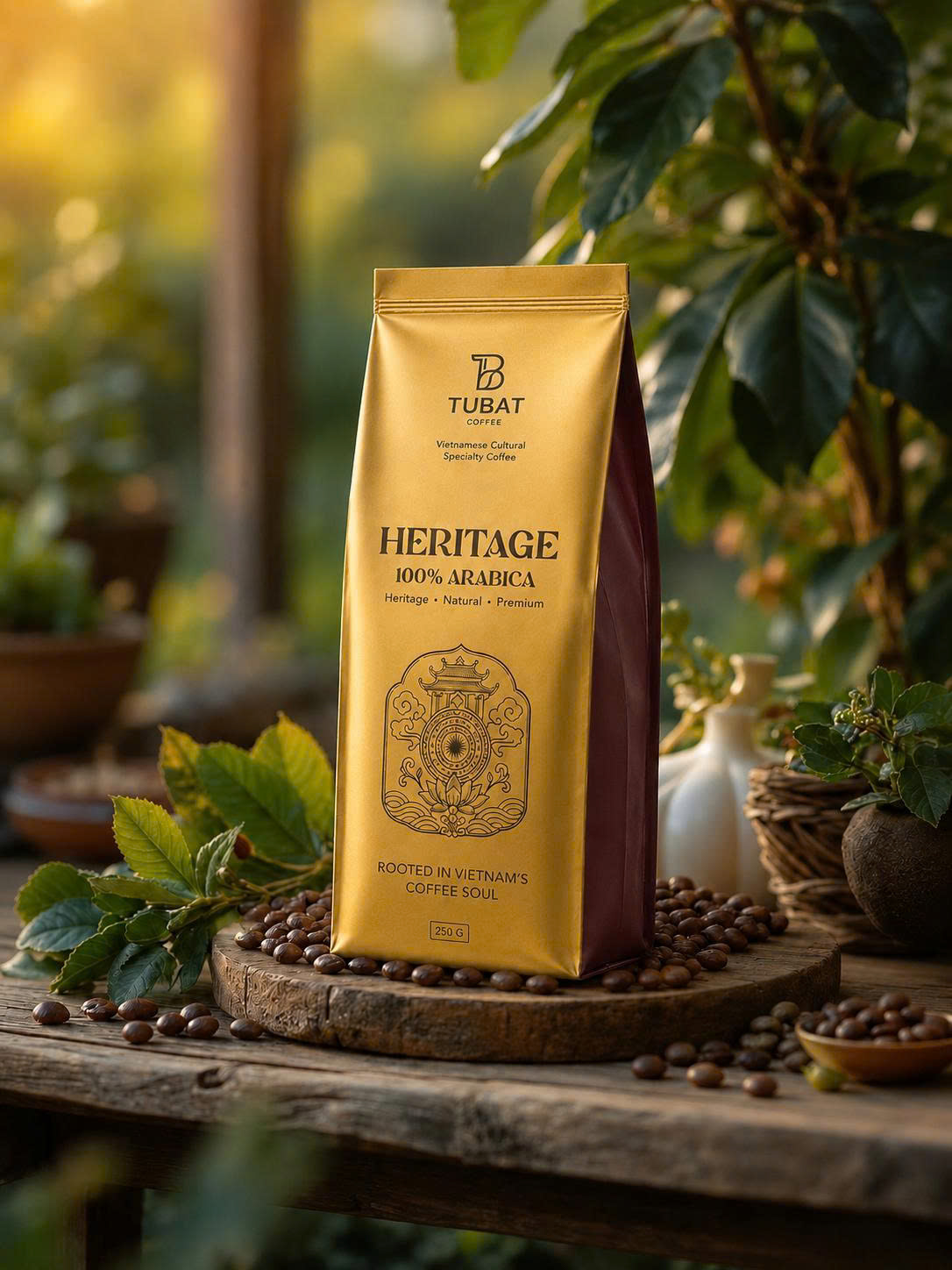 Tubat Coffee Heritage Gold - 100% Arabica