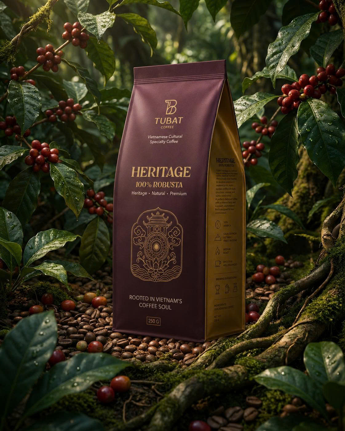 Tubat Coffee Heritage Red - 100% Robusta